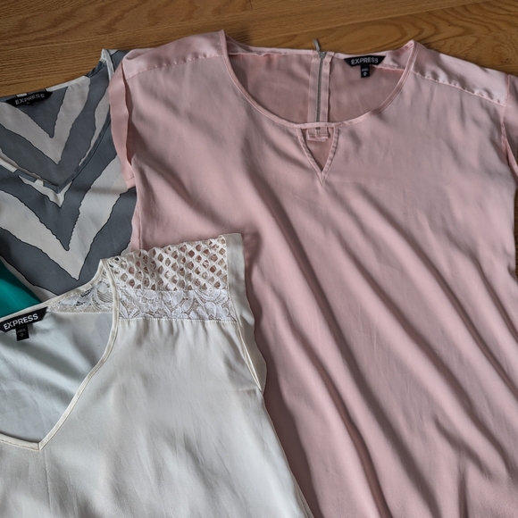 Bundle of five silk blouses - Picture 7 of 7